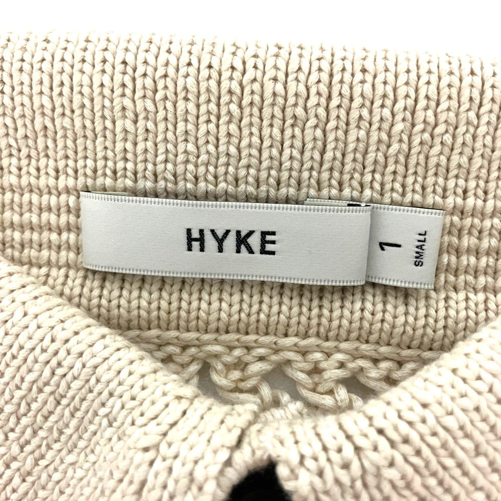 ハイク CROCHETED POLO SWEATER ニットポロシャツ