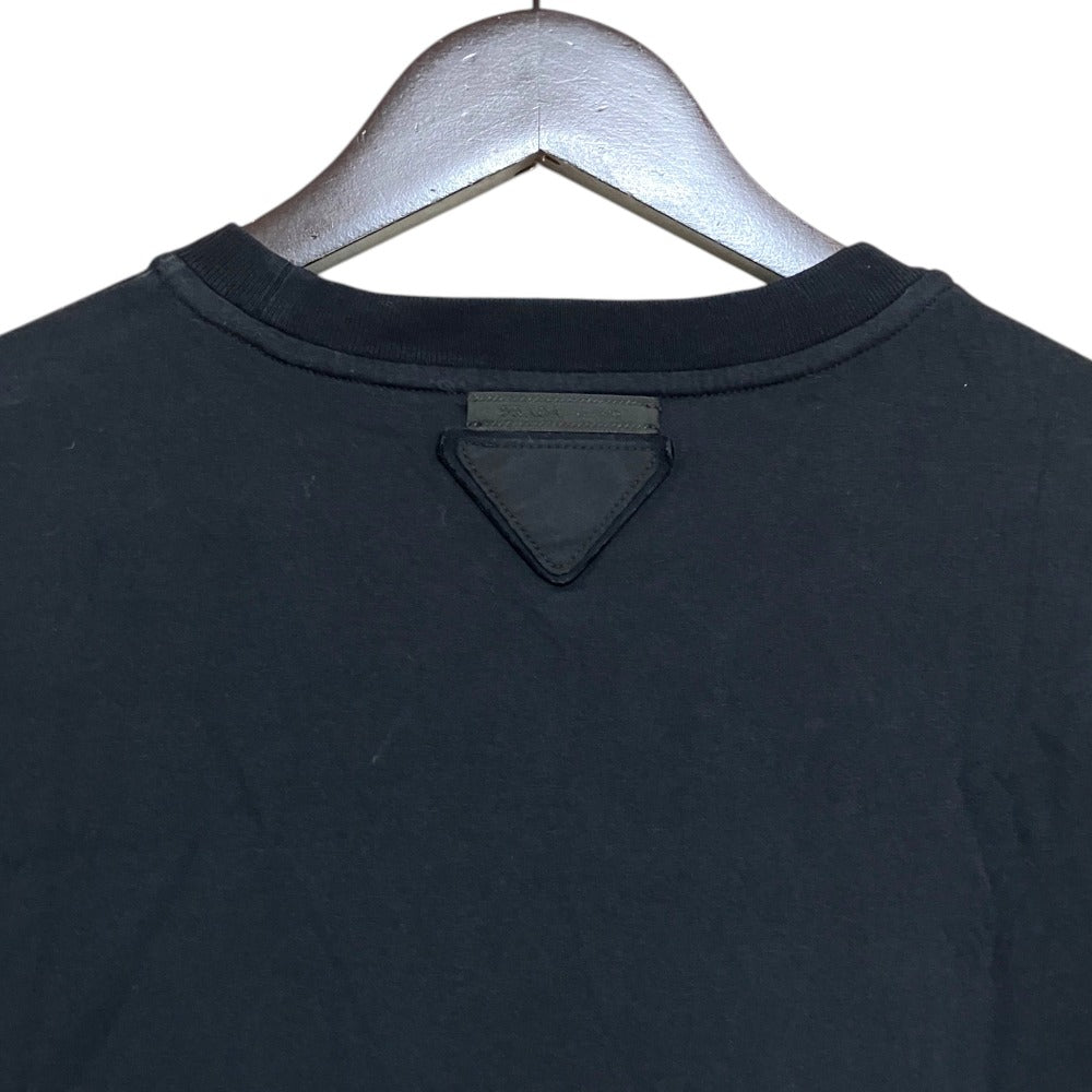 プラダ バックトライアングルロゴ コットン 半袖Tシャツ