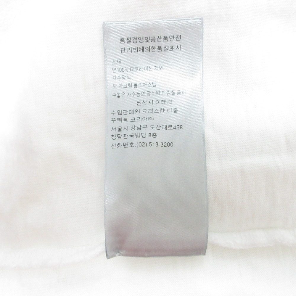 ディオールオム Denim Tears エンブロイダリーTシャツ