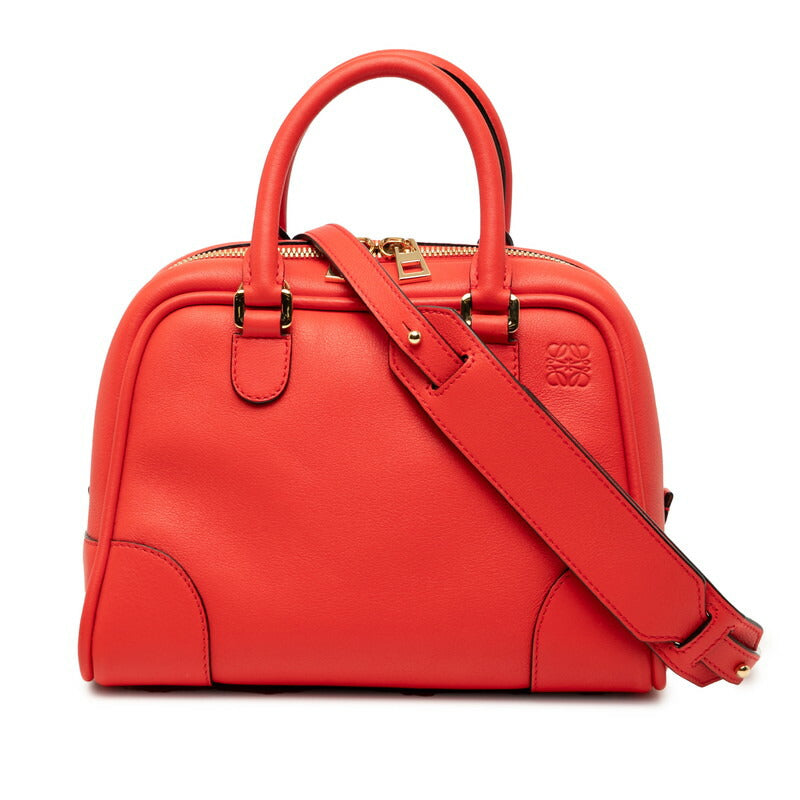 ロエベ アマソナ 75 アナグラム ロゴ レザー 2WAY バッグ