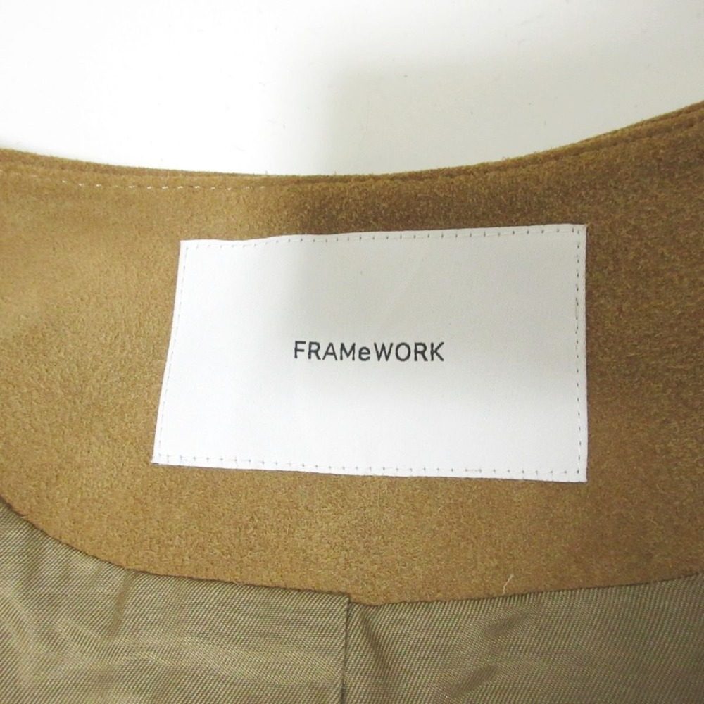 FRAMeWORK シープスエード ロング コート