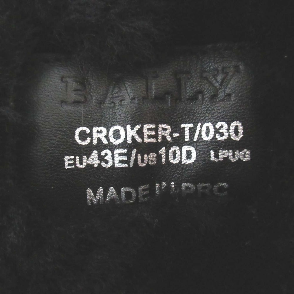 バリー CROKER-T/30 カーフ レザー ナイロン ショート ブーツ