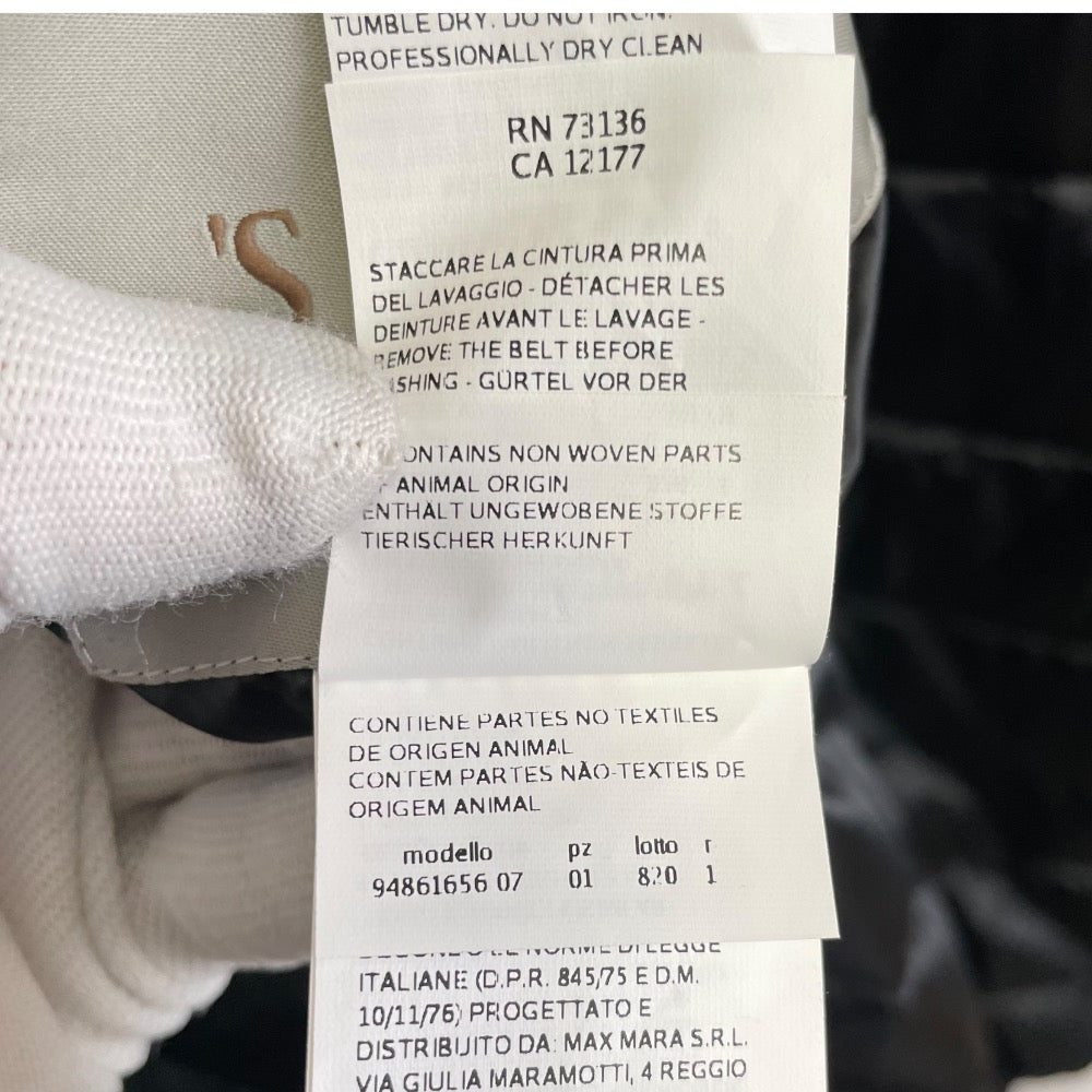 S Max Mara リバーシブル ダウン コート