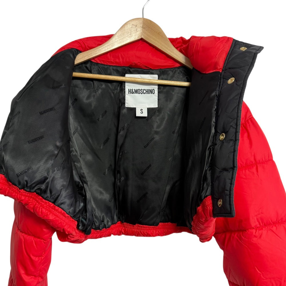 H&M x MOSCHINO ショート パデッド ジャケット