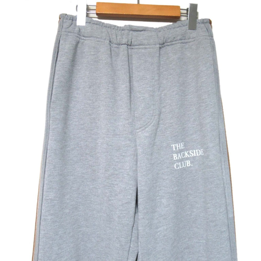 BACKSIDECLUB ESSENTIAL サイドライン スウェットパンツ