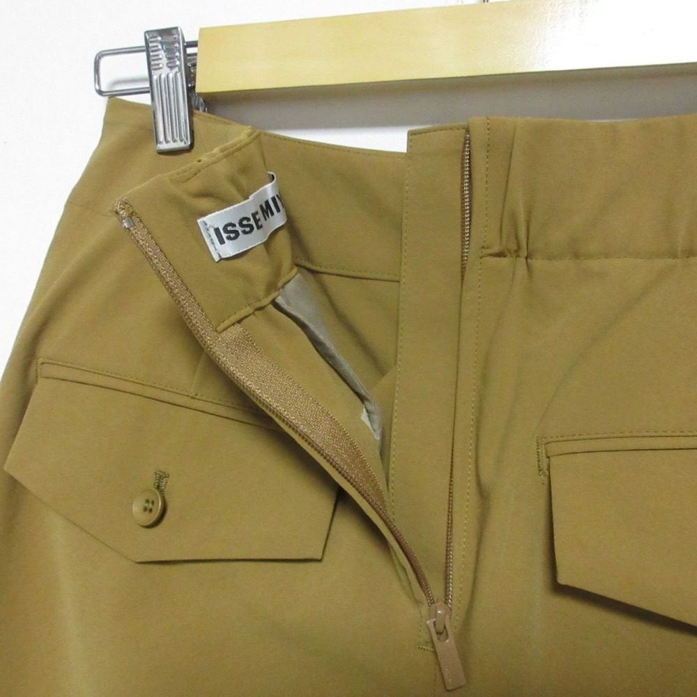 イッセイミヤケ CANOPY ストレッチクロップドワイドパンツ