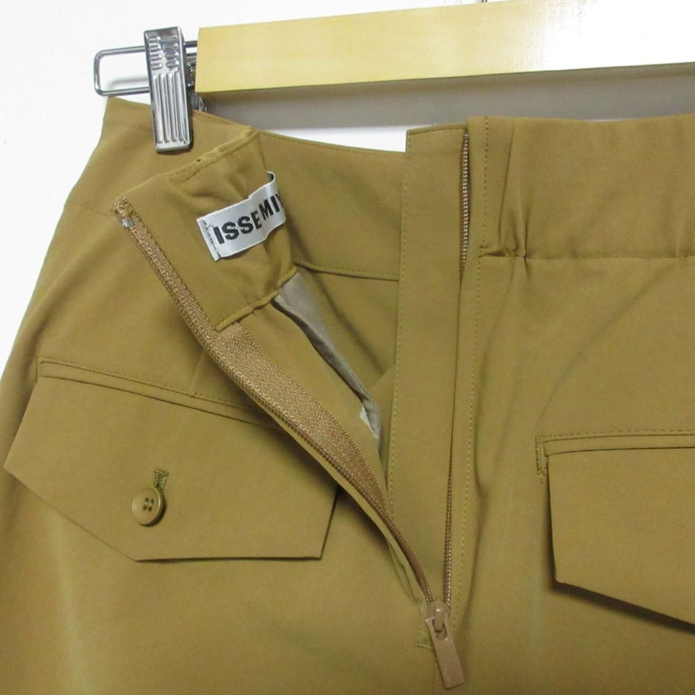 イッセイミヤケ CANOPY ストレッチクロップドワイドパンツ
