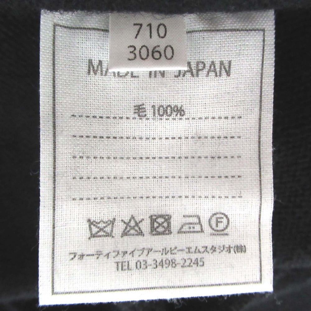 45R 908 ガンジー プルオーバー ウール ニット