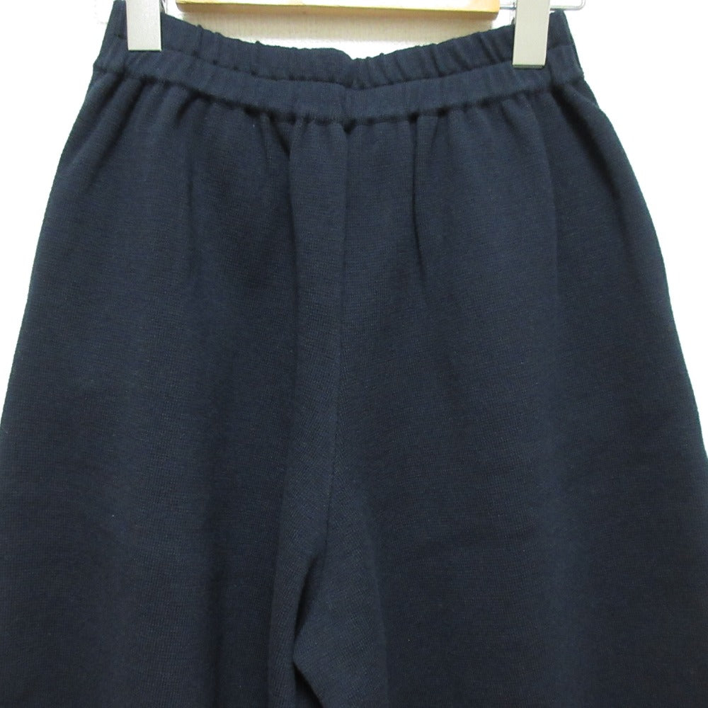 DEMY BY DEMYLEE ニットワイドクロップドパンツ