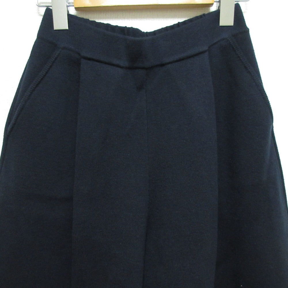DEMY BY DEMYLEE ニットワイドクロップドパンツ