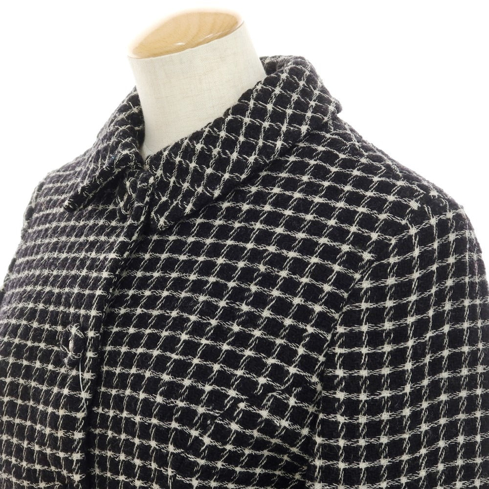ヴェルサーチ ジーンズ ウール チェック ジャケット