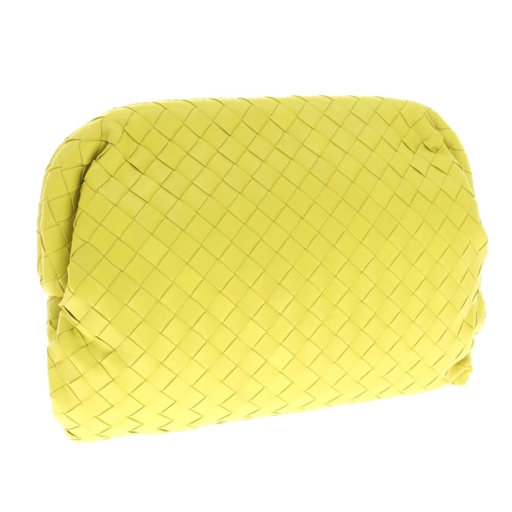 ボッテガ ヴェネタ イントレチャート ナッパ レザー クラッチ バッグ