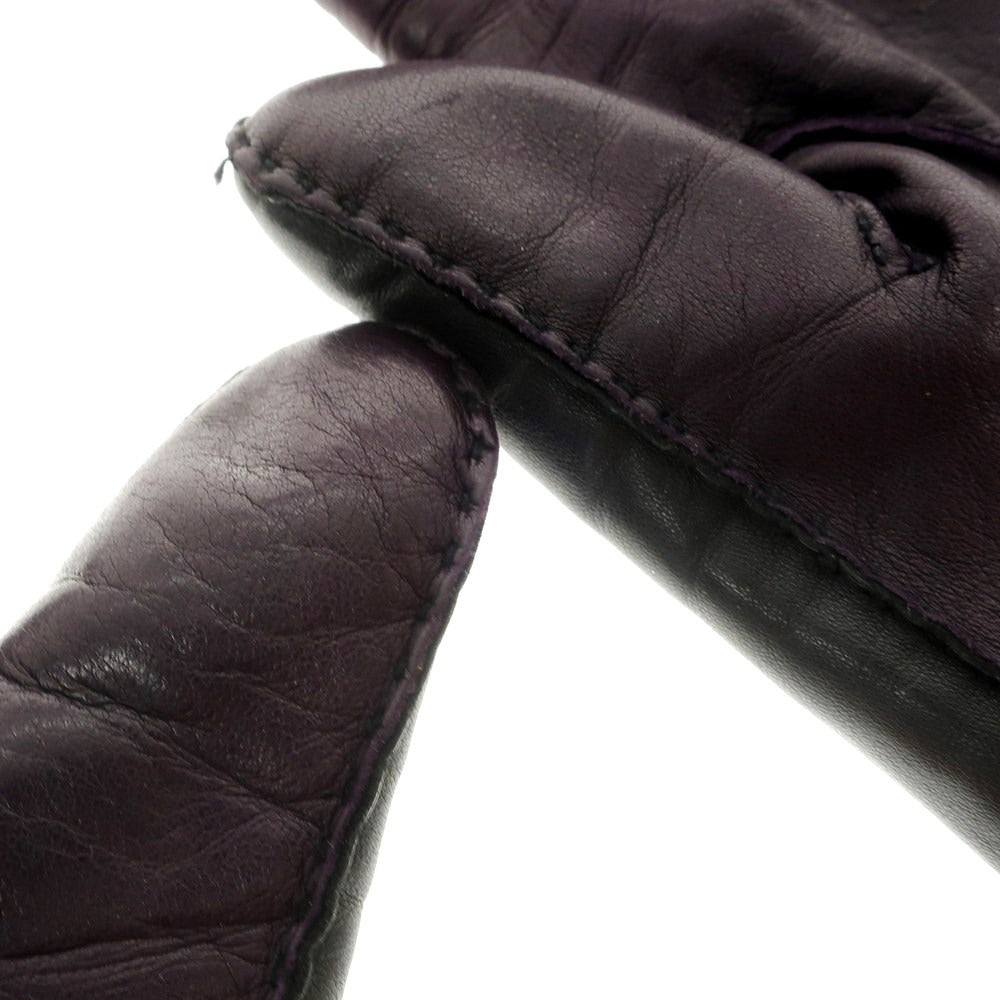 メローラ レザー カシミア ラインド グローブ