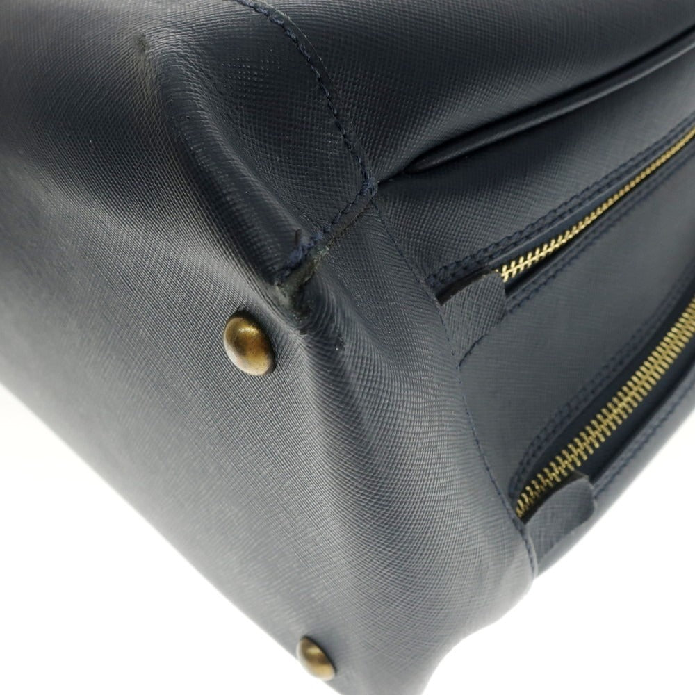 F.CLIO エンボス レザー ブリーフケース