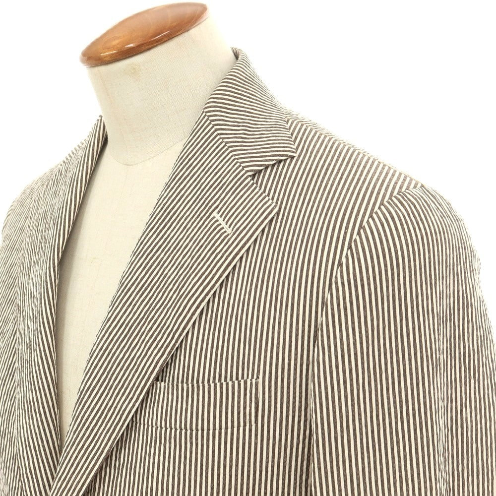 ジャン フランコ ボメッザドリ ストライプ ジャケット