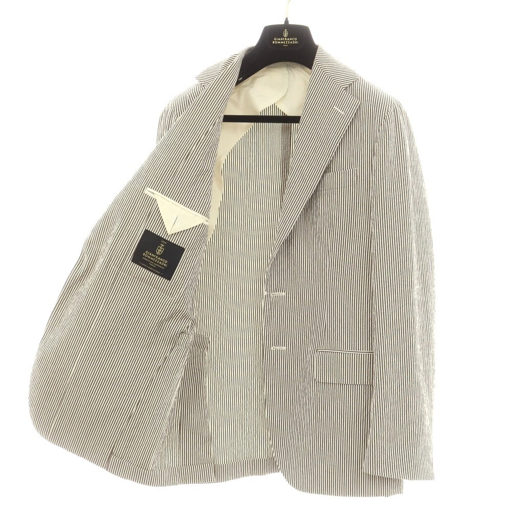 ジャン フランコ ボメッザドリ ストライプ ジャケット