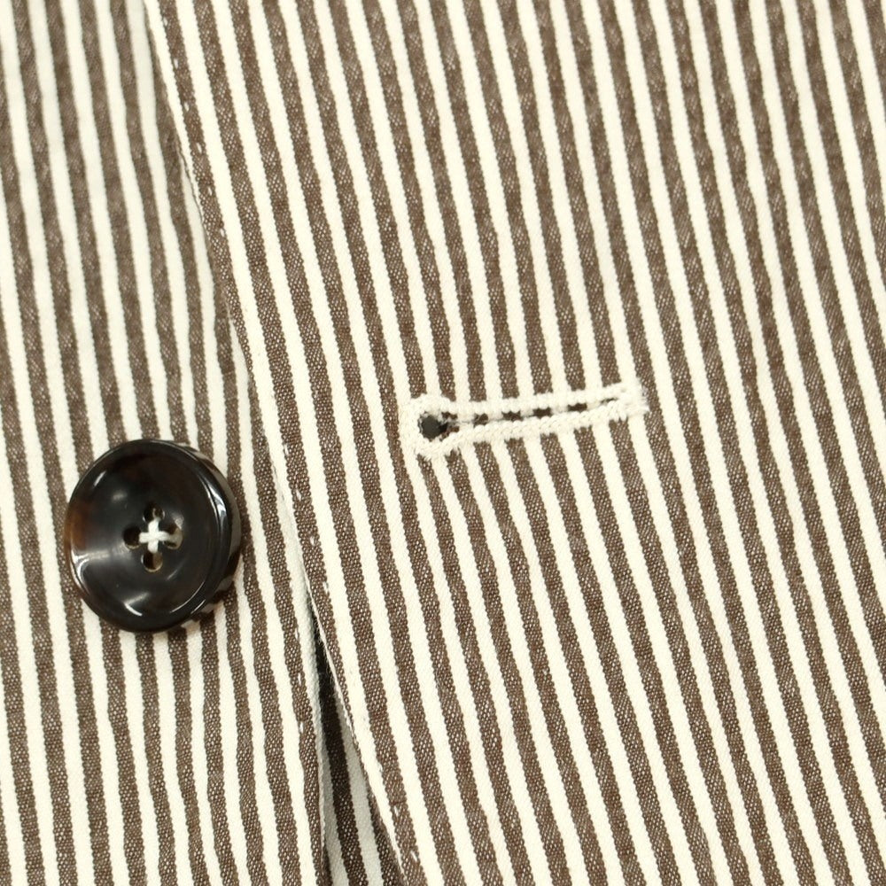 ジャン フランコ ボメッザドリ ストライプ ジャケット