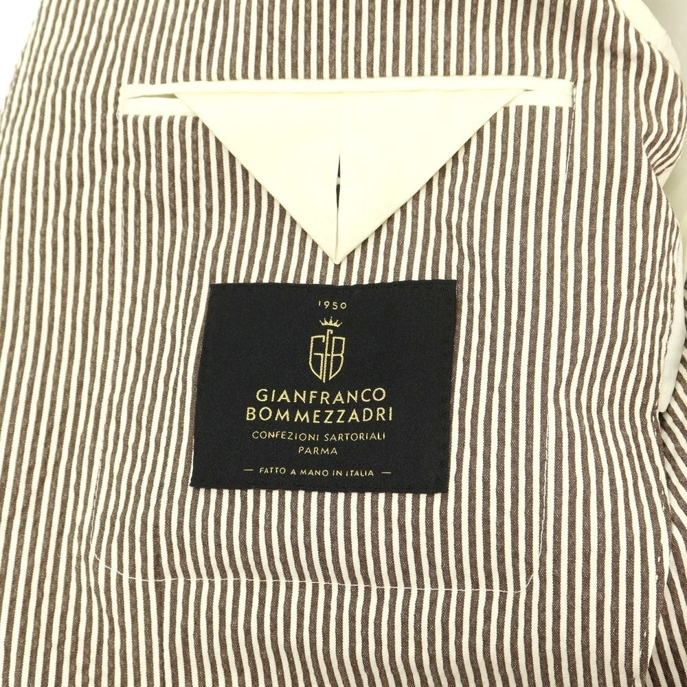 ジャン フランコ ボメッザドリ ストライプ ジャケット