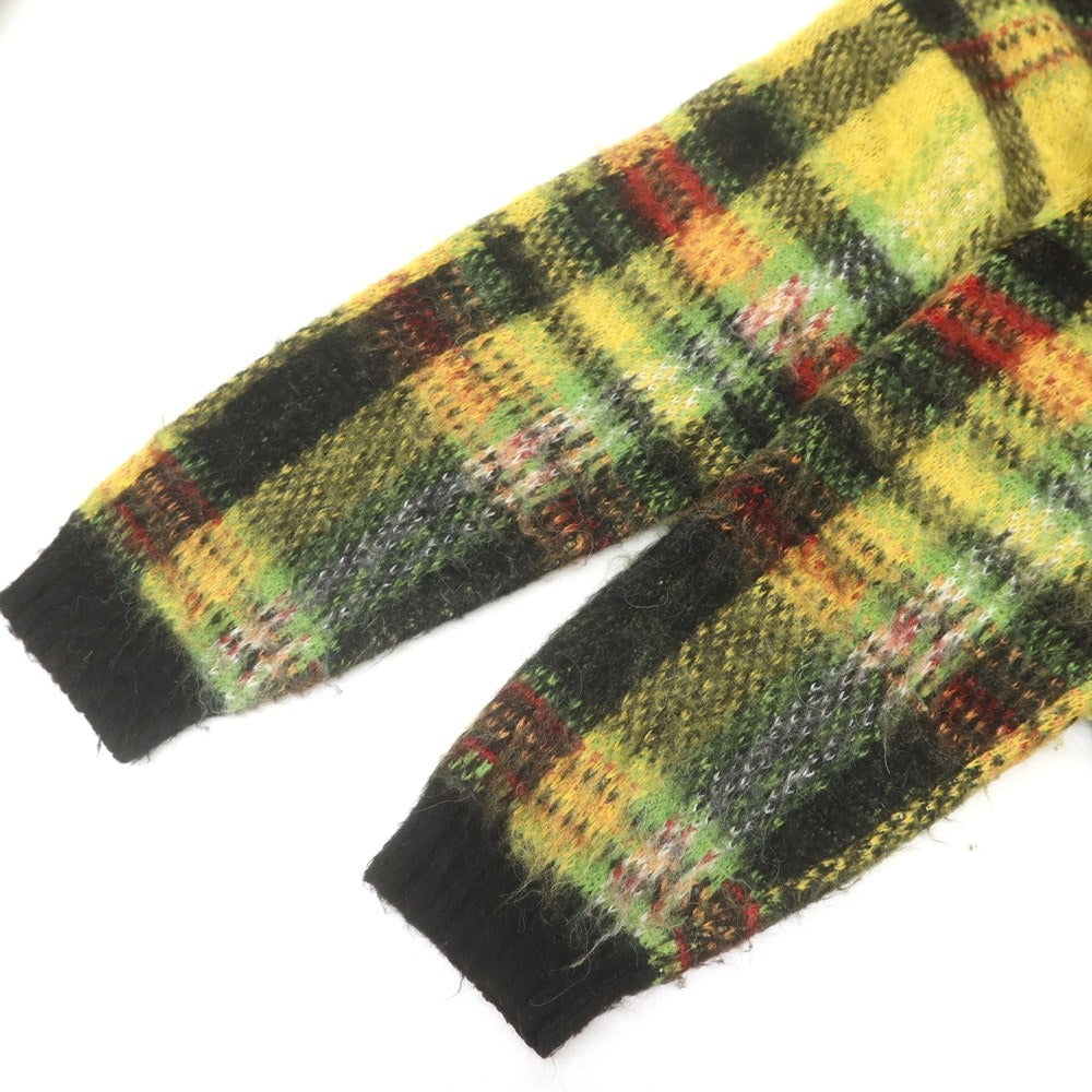 Supreme ブラッシュド プレイド セーター ニット