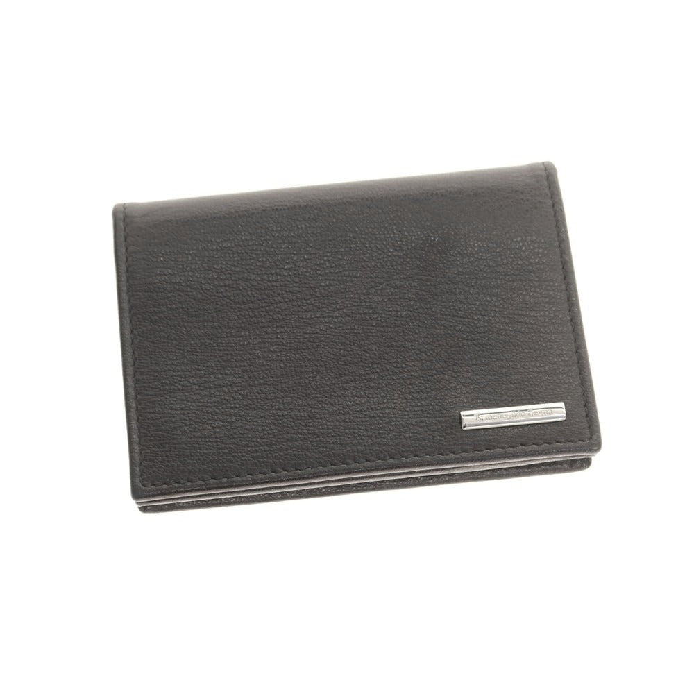 エルメネジルド ゼニア レザー カード ケース