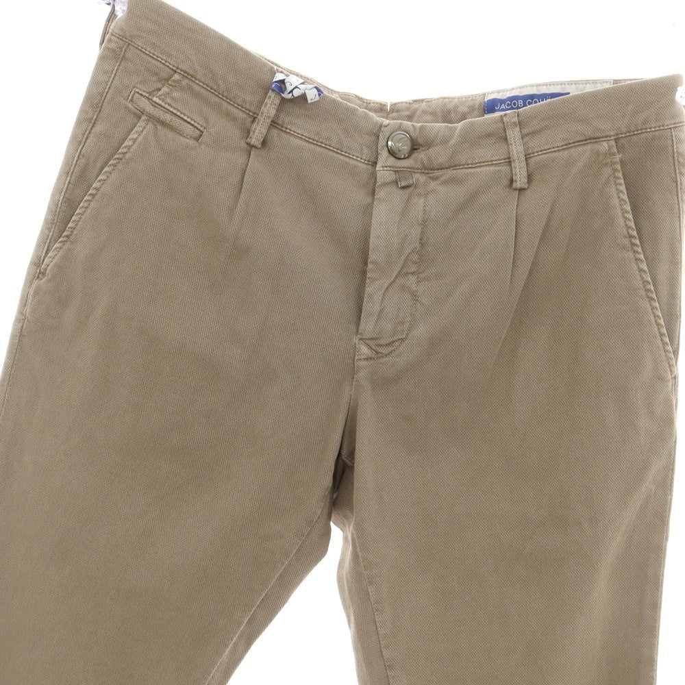 ヤコブコーエン BOBBY II ストレッチコットン カジュアルスラックスパンツ