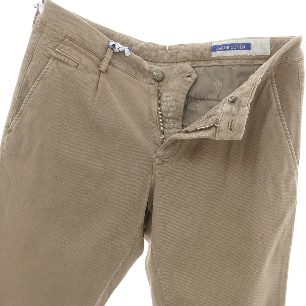 ヤコブコーエン BOBBY II ストレッチコットン カジュアルスラックスパンツ