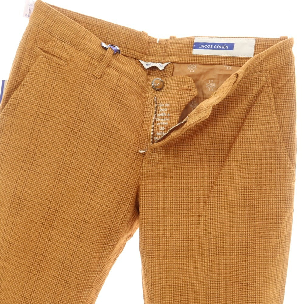 ヤコブコーエン BOBBY ストレッチコットン カジュアルスラックスパンツ