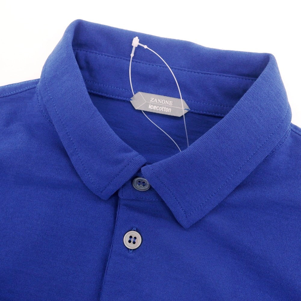 ザノーネ アイスコットン 長袖ポロシャツ コットン 長袖ポロシャツ