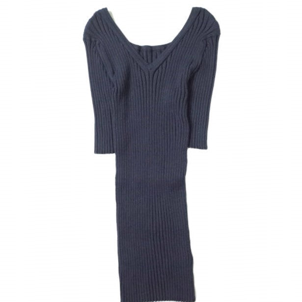 6ROKUビューティー&ユースユナイテッドアローズ RIB SHORT SLEEVE KNIT ニットトップス