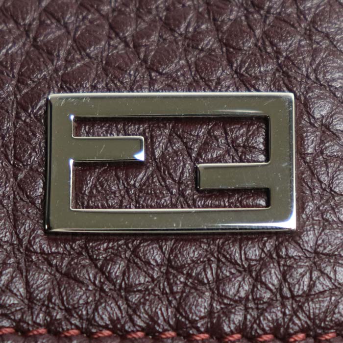フェンディ FFロゴ カーフスキン 三つ折り財布