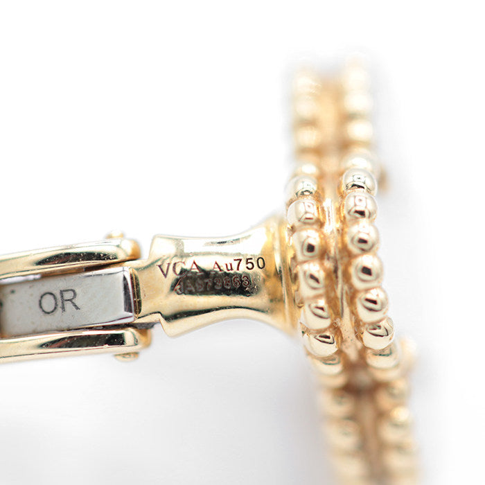 ヴァンクリーフアーペル ヴィンテージアルハンブラ Au750 MOP ピアス