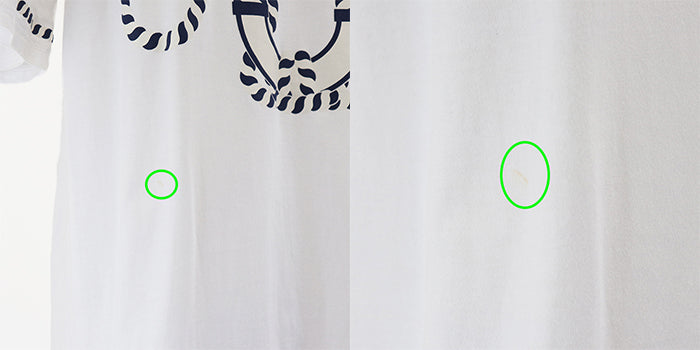 エルメス カヌー プリント Tシャツ ドレス ホワイト