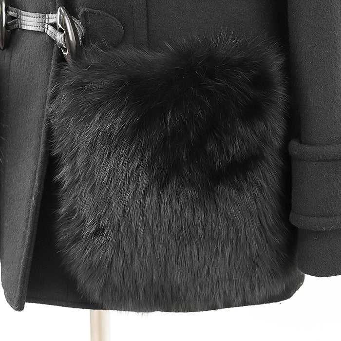 ダイアグラムグレースコンチネンタル フォックスファー ウール2WAYコート