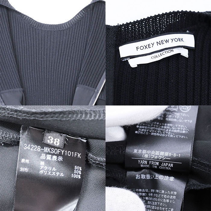 FOXEY NEW YORK COLLECTION 34228 コットン ブレンド ドレス