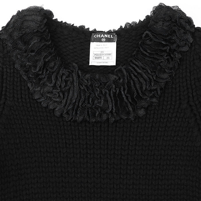 シャネル 08A P34482 カシミア ニット ドレス