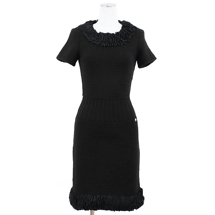 シャネル 08A P34482 カシミア ニット ドレス