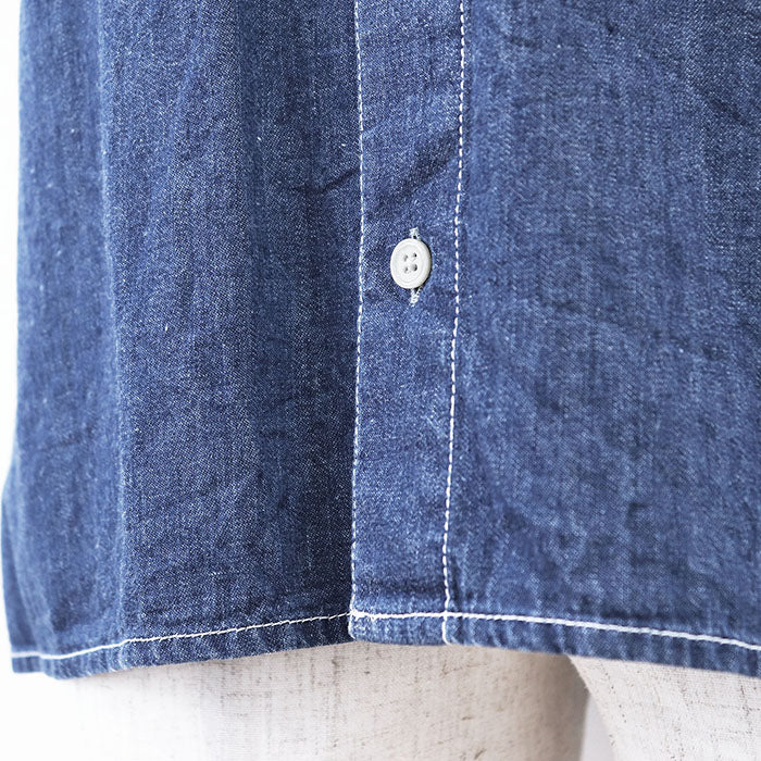 エルメス シャツ コットン ラム レザー シャツ