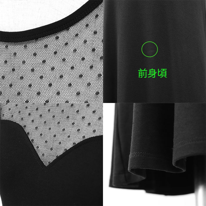 レッド ヴァレンティノ ストレッチ ジャージー ドレス