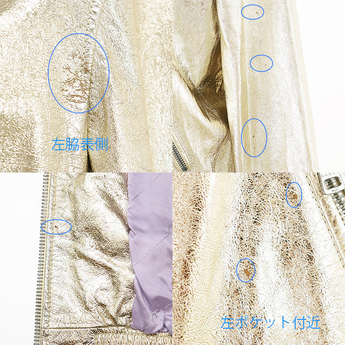 グッチ Love Parade ラムレザー ジャケット