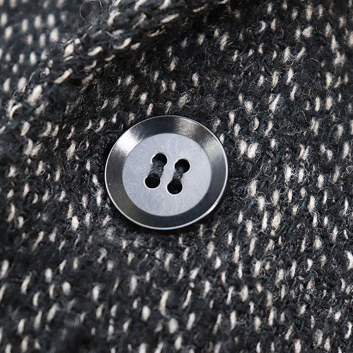 ヨウジヤマモトプリュスノアール ツイードウール混テーラードジャケット