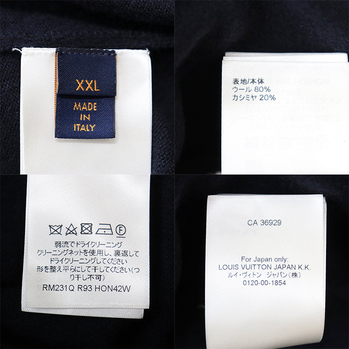 ルイヴィトン シグネチャー モノグラム ウール カシミヤ ニット