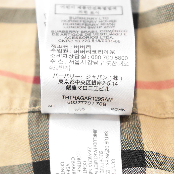 バーバリー コットン シャツ