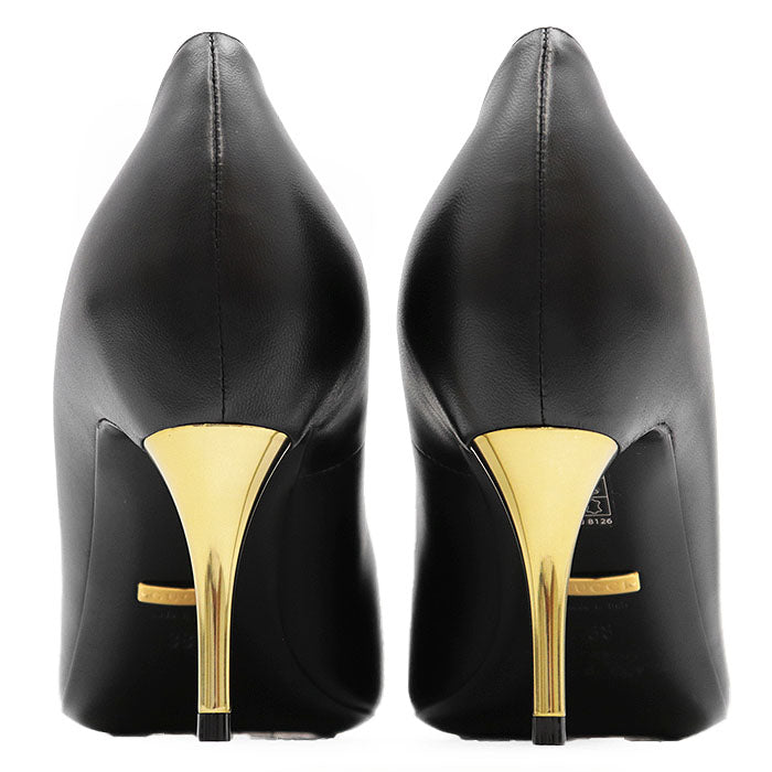 グッチ NAPPA CHARLOTTE NERO レザーパンプス
