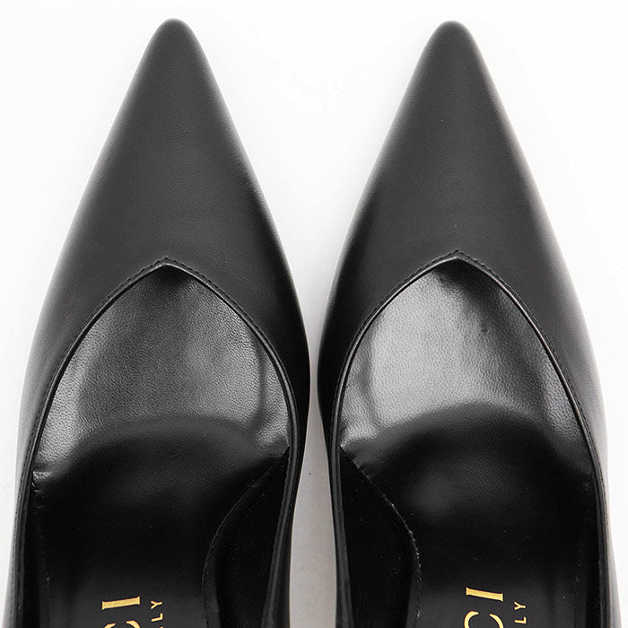 グッチ NAPPA CHARLOTTE NERO レザーパンプス