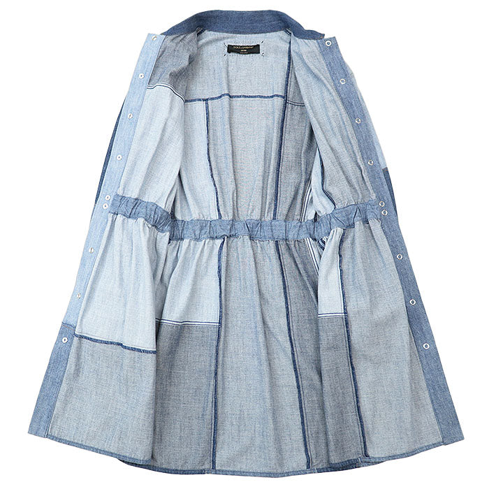 ドルチェ&ガッバーナ コットン パッチワーク デニム ドレス