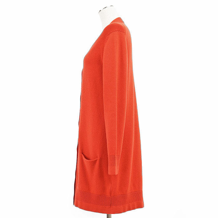 エルメス 100% カシミヤ ロング カーディガン ニット