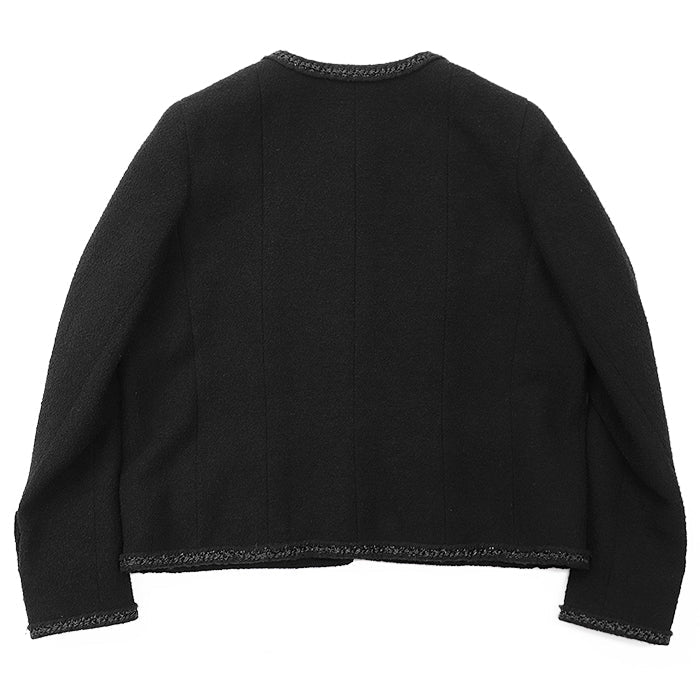 シャネル リトル ブラック ツイード ウール ブレンド ジャケット
