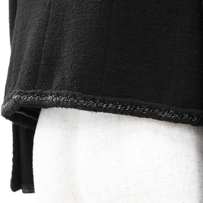 シャネル リトル ブラック ツイード ウール ブレンド ジャケット