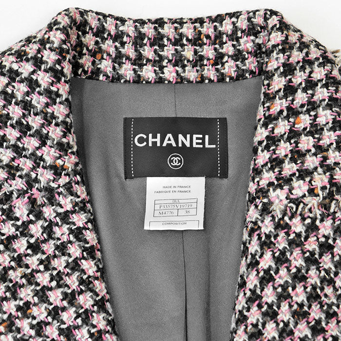 シャネル ウール シルク ロング コート