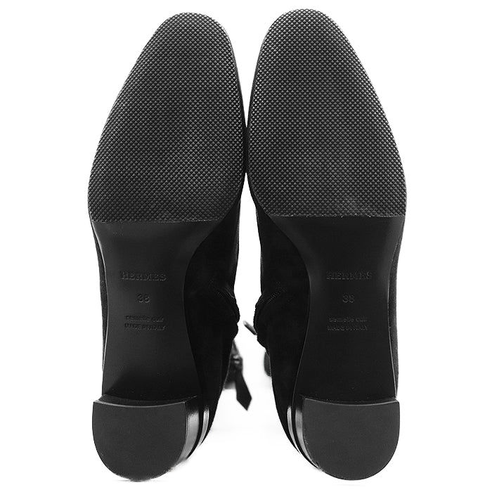 エルメス ヌバック ロングブーツ38